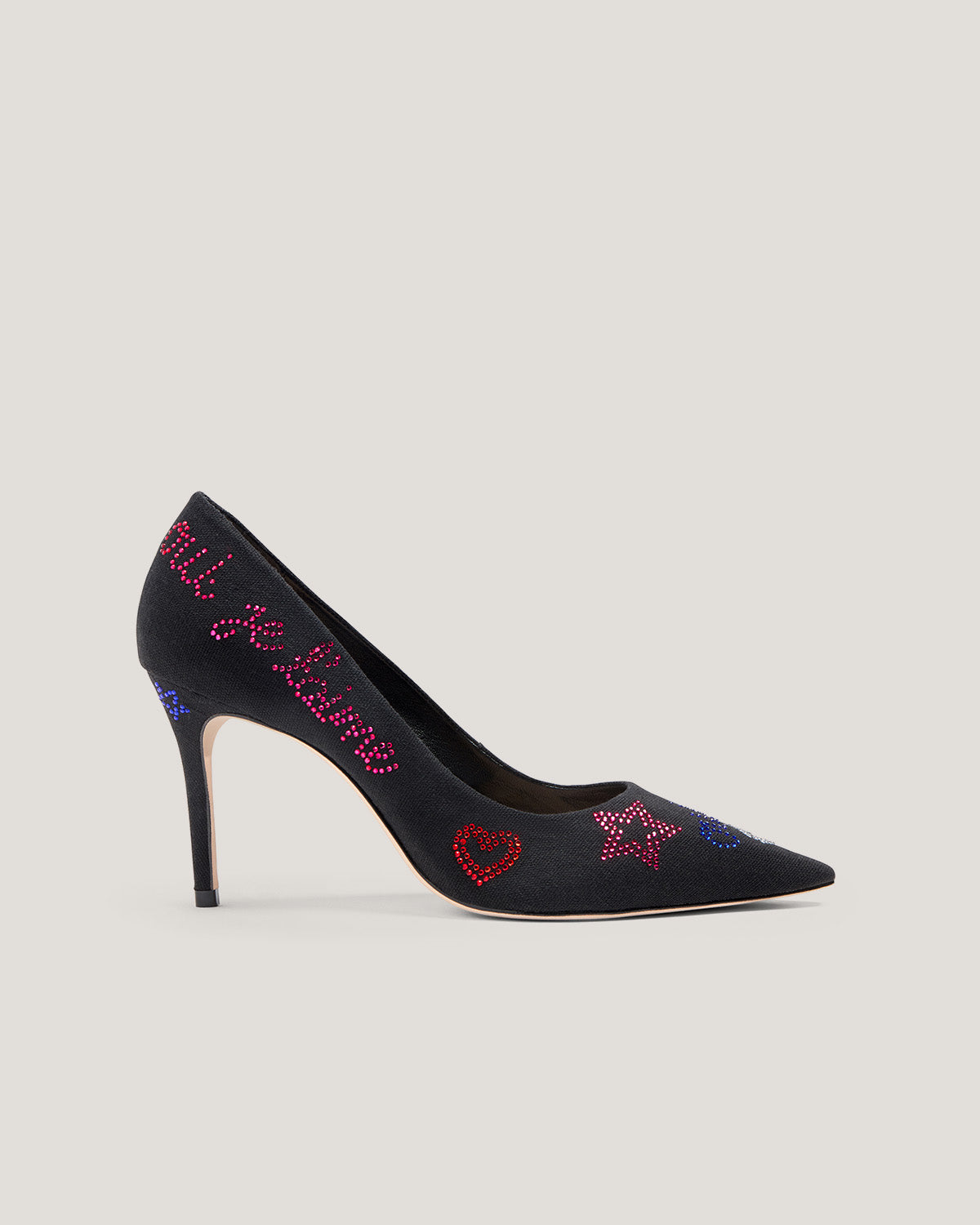 Juliet Heatset Linen Pointed Pump