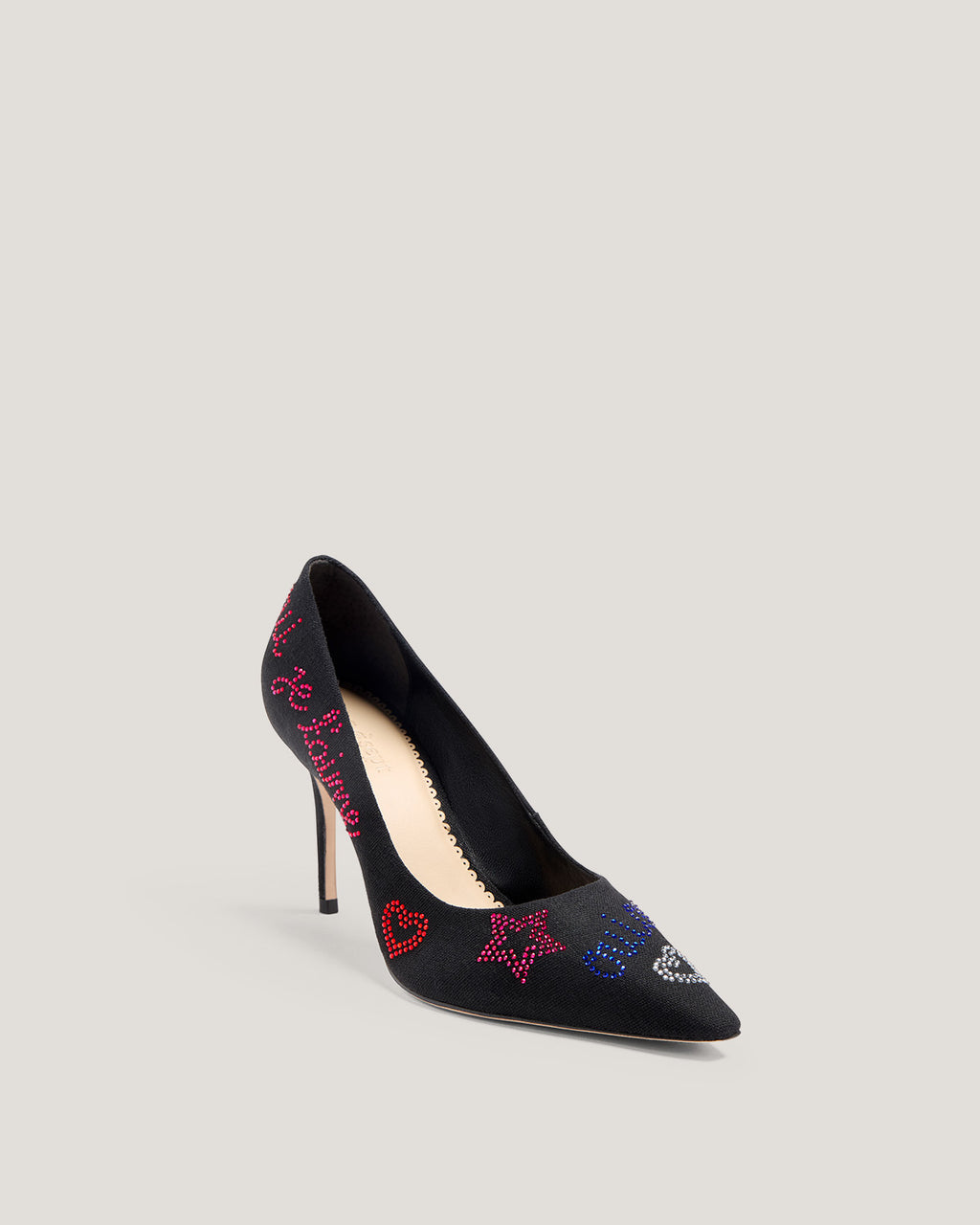 Juliet Heatset Linen Pointed Pump