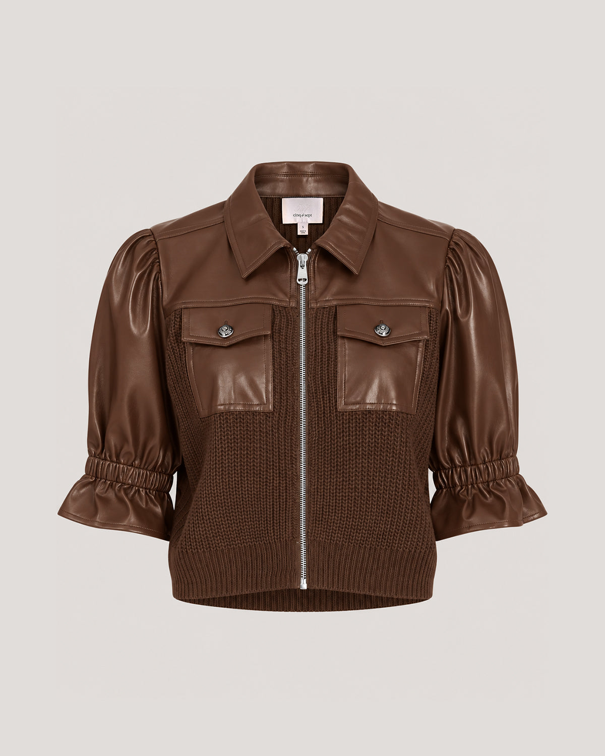 Knit Holly Combo Jacket