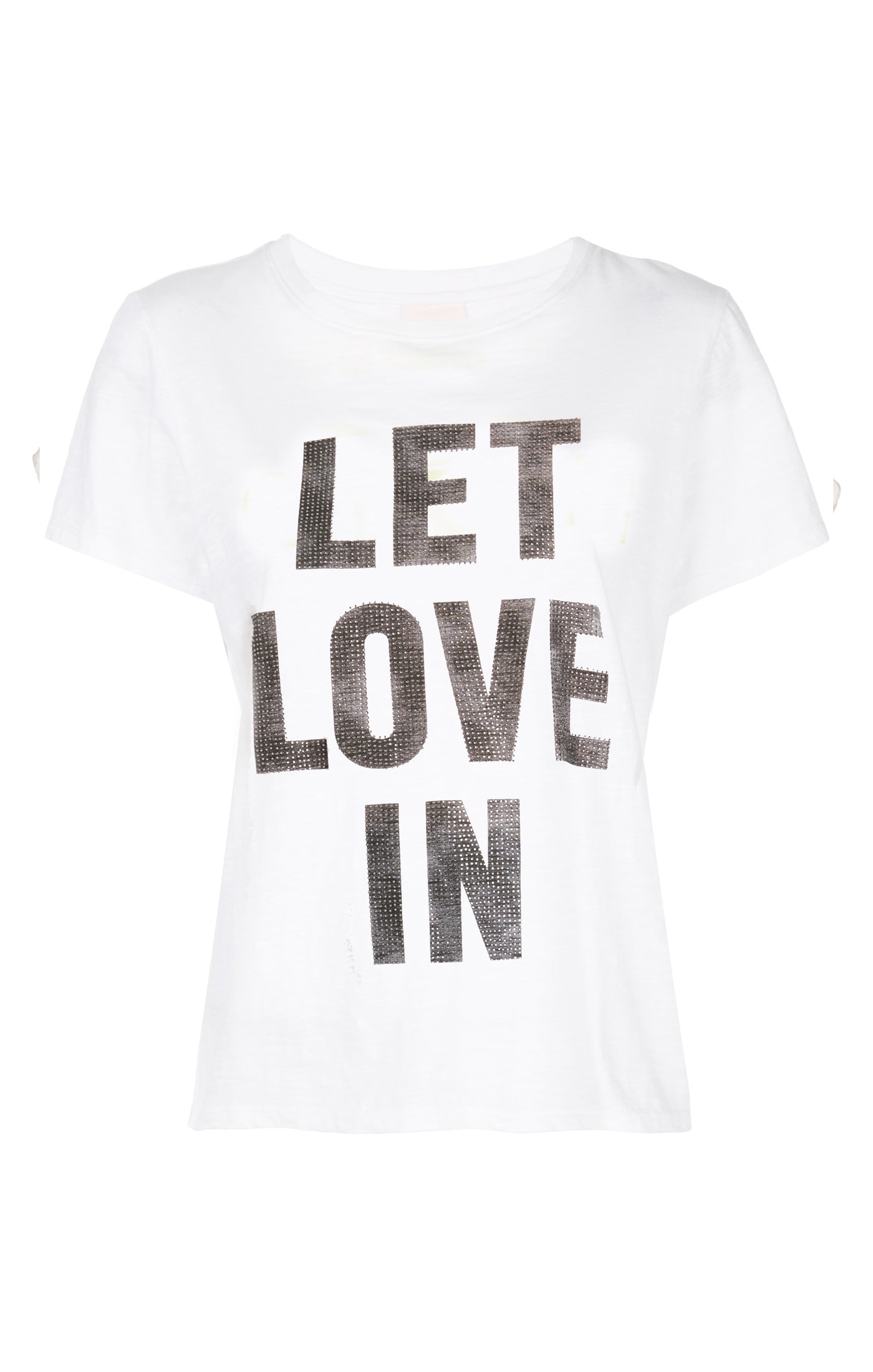 Rhinestone Let Love In Tee