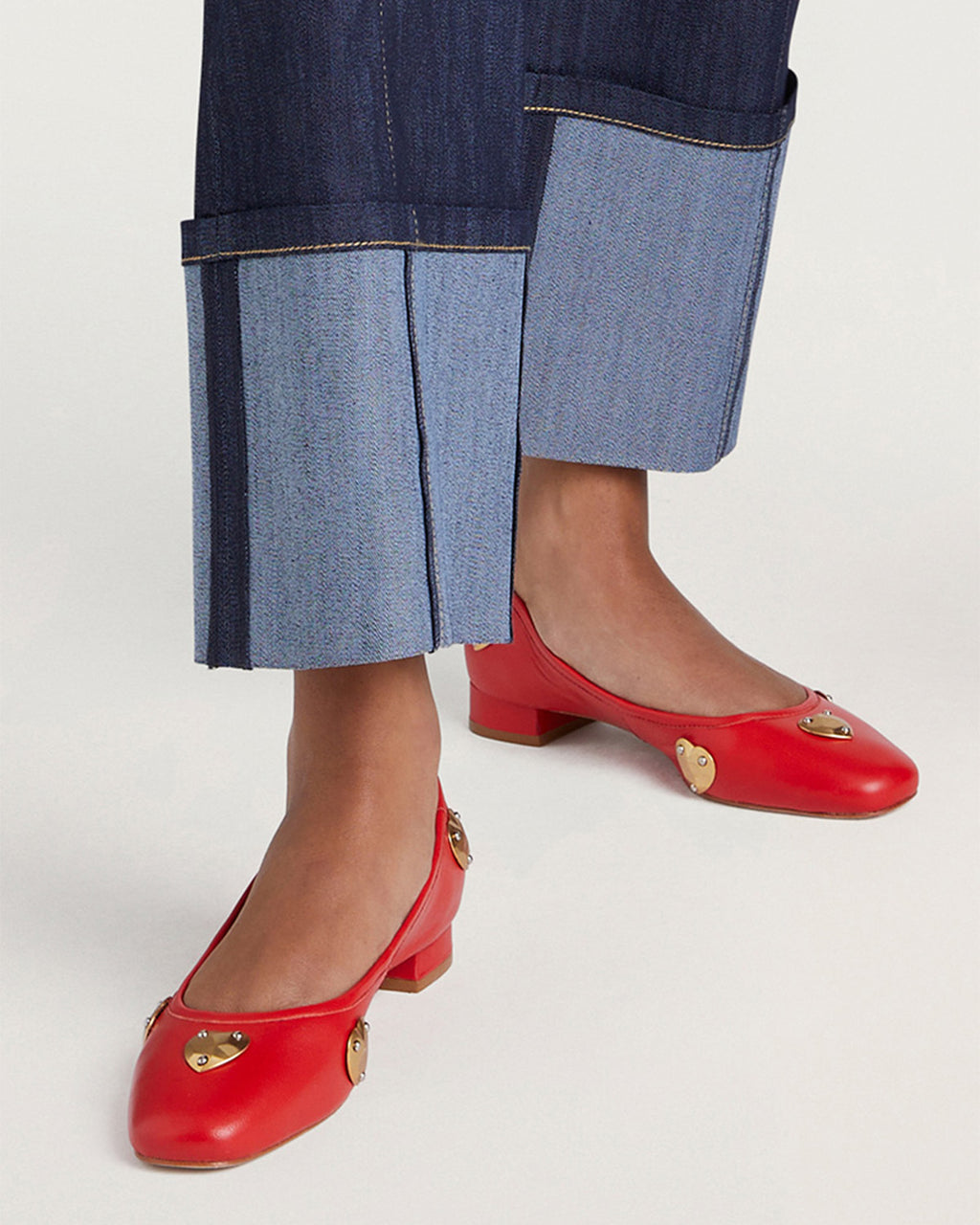 Marin Block Heel Ballet Pump