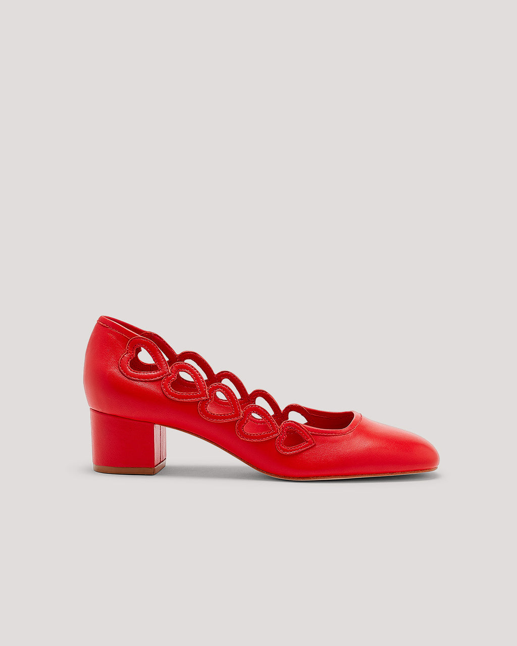 Martine Block Heel Pump