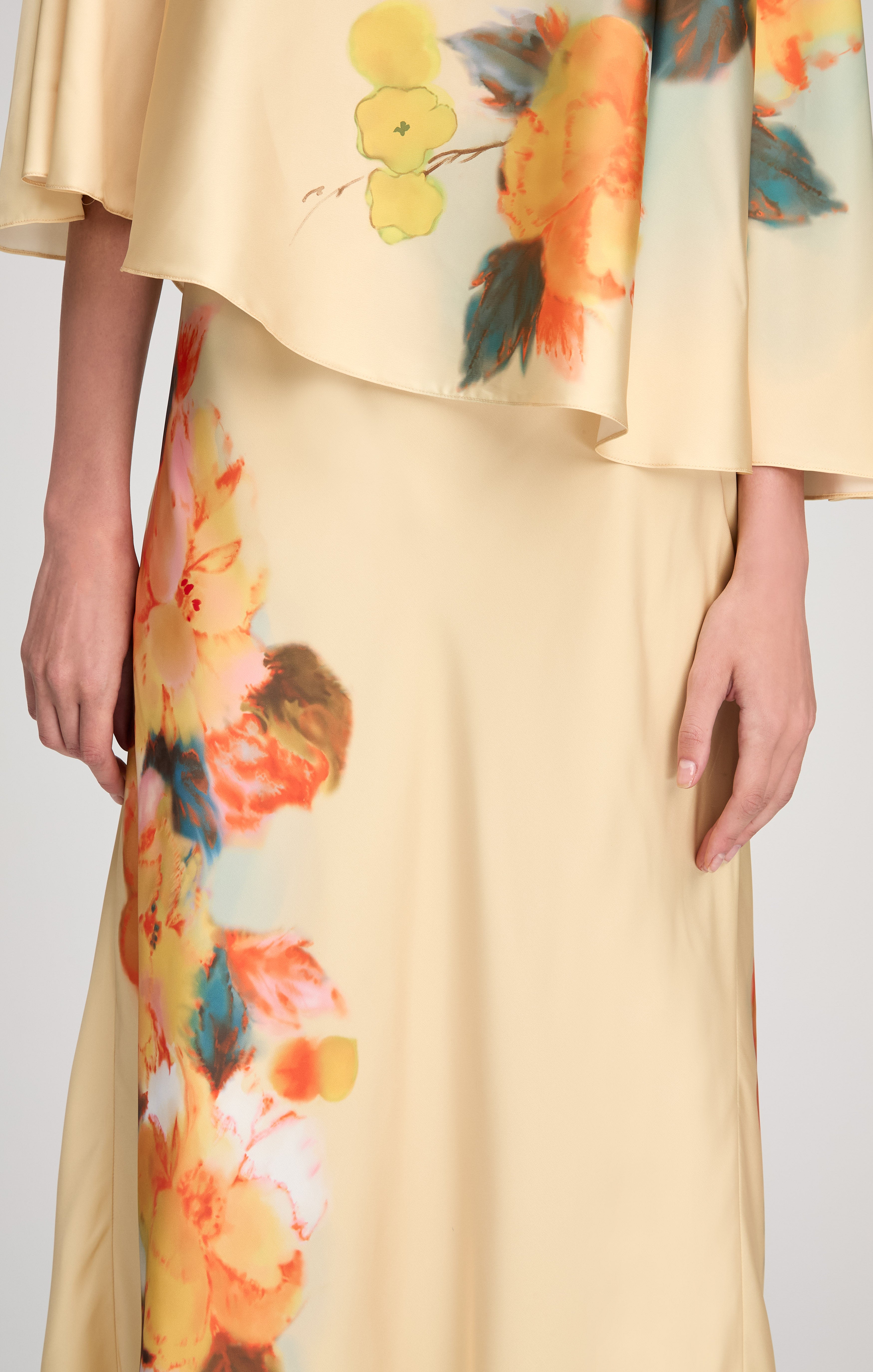 Watercolor Floral Carole Skirt