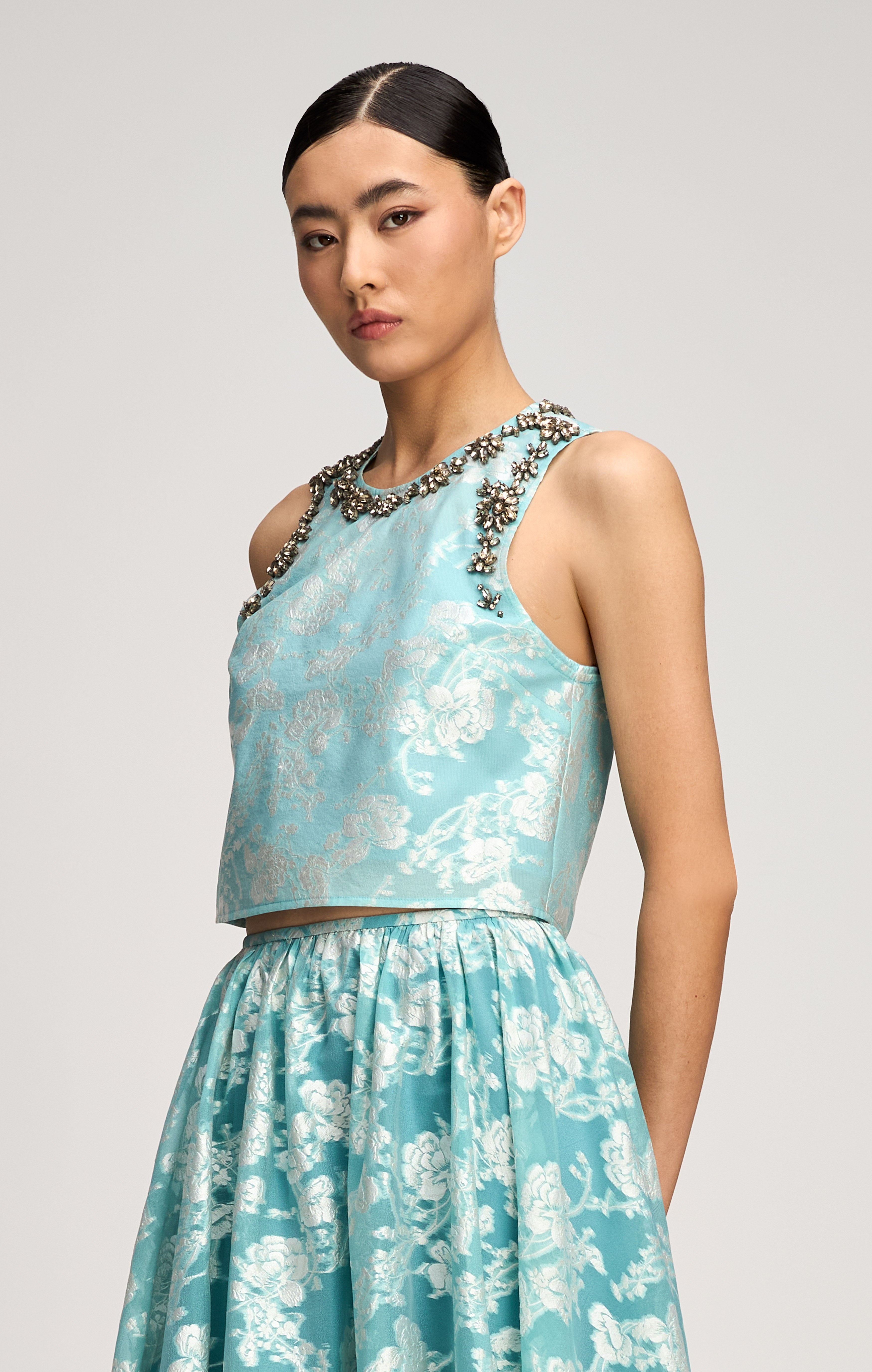 Organza Jacquard Ruth Skirt