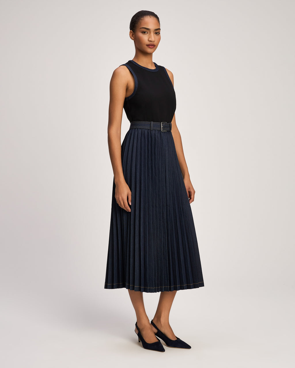 Ponte Indigo Crosby Dress