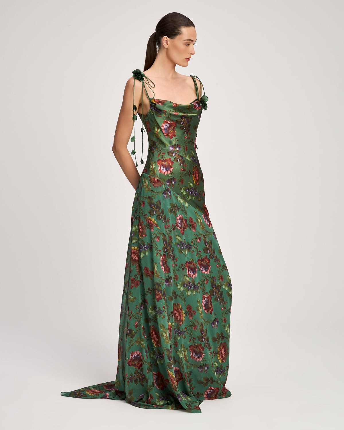 Fresco Floral Vionette Gown