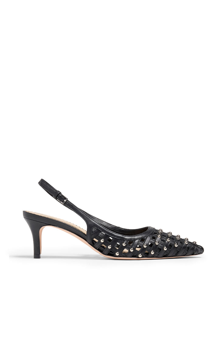 ✳︎Rena✳︎ Rena Cage Studded Slingback Pump – Cinq à Sept