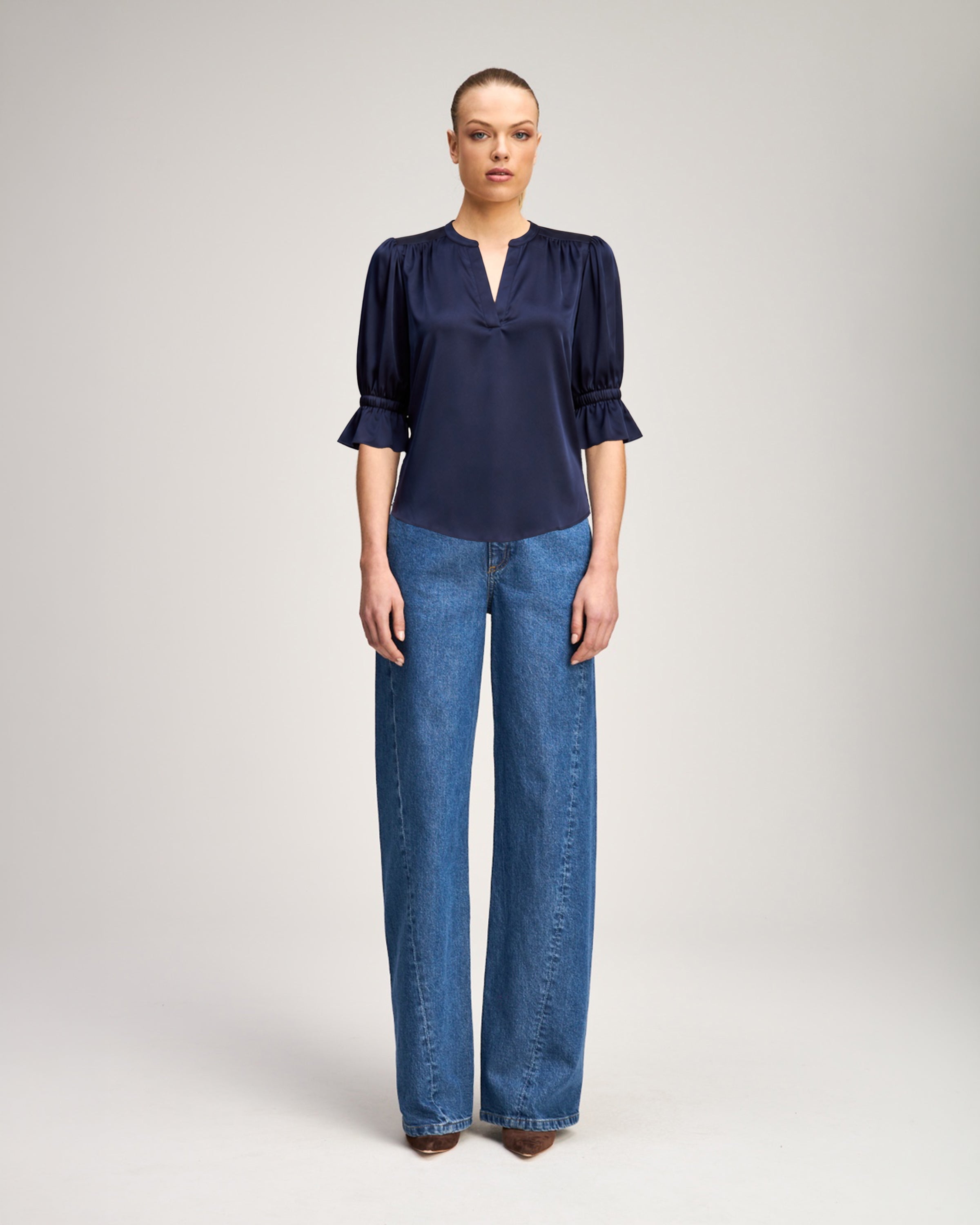 Split Neck Fiona Top