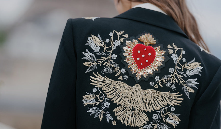 Cinq a sept velvet blazer top