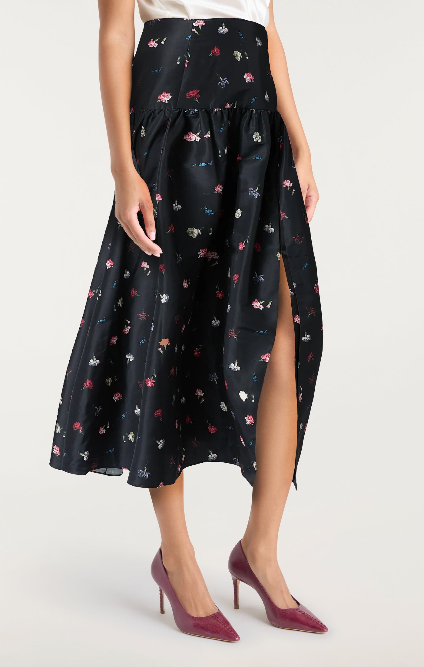 Tumbling Carnations Theora Skirt