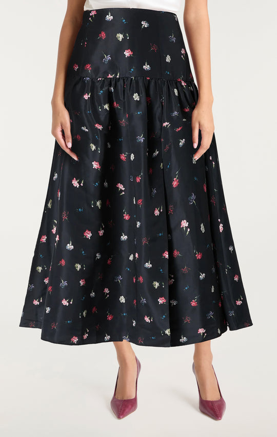 Tumbling Carnations Theora Skirt