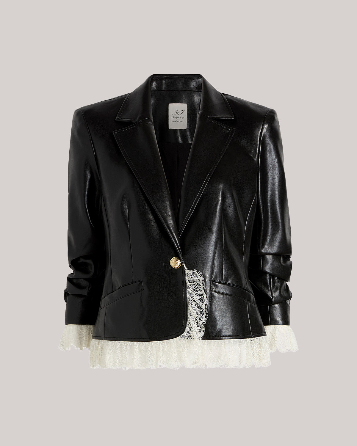 Vegan Leather Le Petit Roxie Blazer
