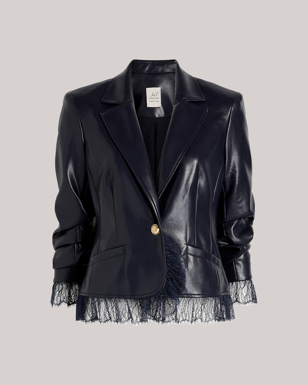 Vegan Leather Le Petit Roxie Blazer