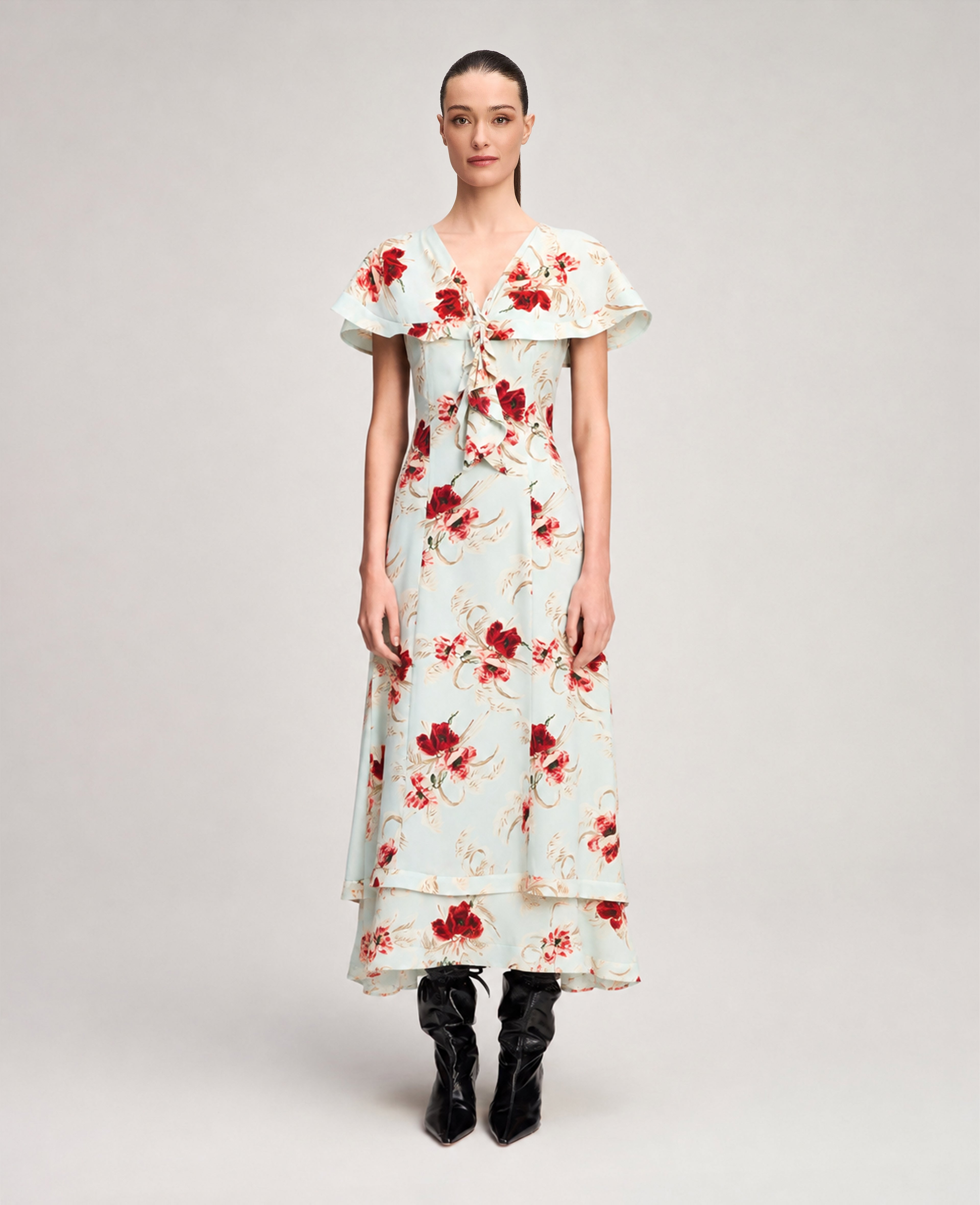 Wilted Poppy Antonetta Dress