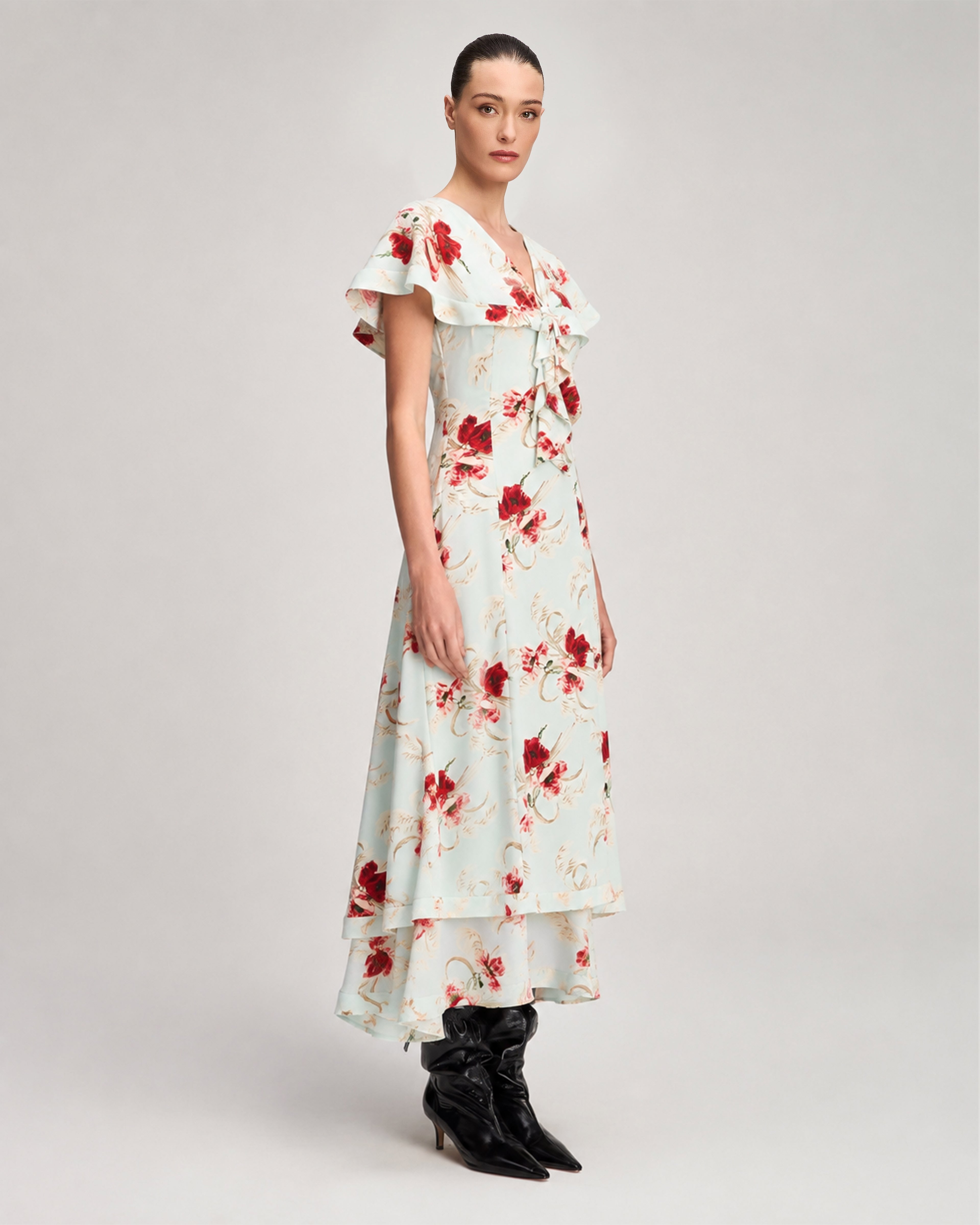 Wilted Poppy Antonetta Dress