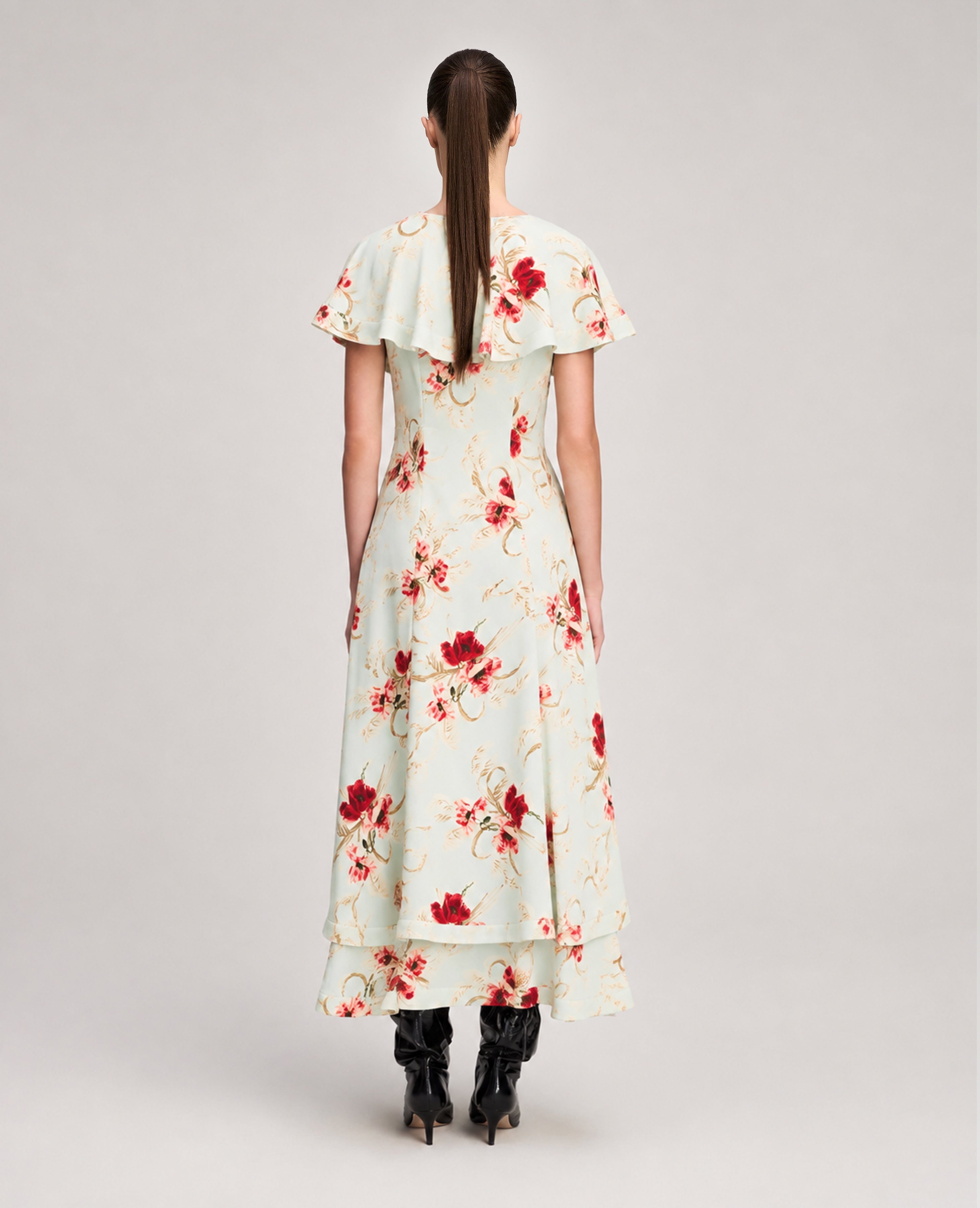 Wilted Poppy Antonetta Dress