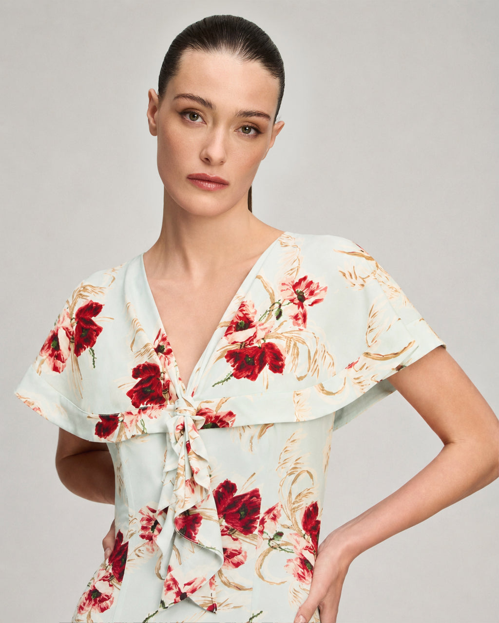 Wilted Poppy Antonetta Dress