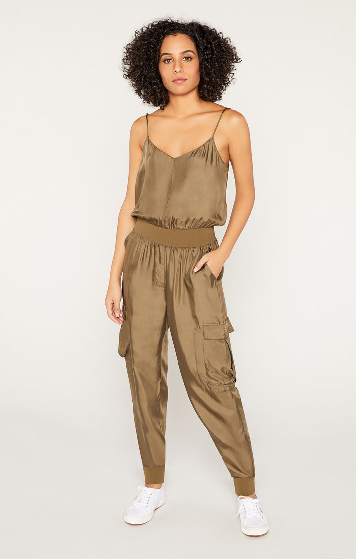 Cinq A Sept Womens Twill Amia Jumpsuit