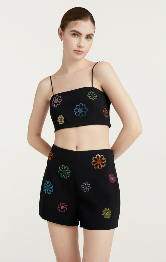 Heatset Daisies Nikki Top