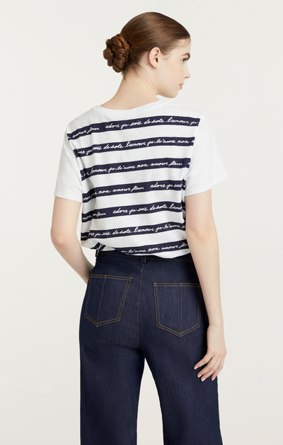 Love Letter Stripe Tee