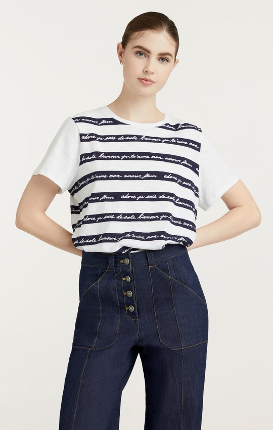 Love Letter Stripe Tee