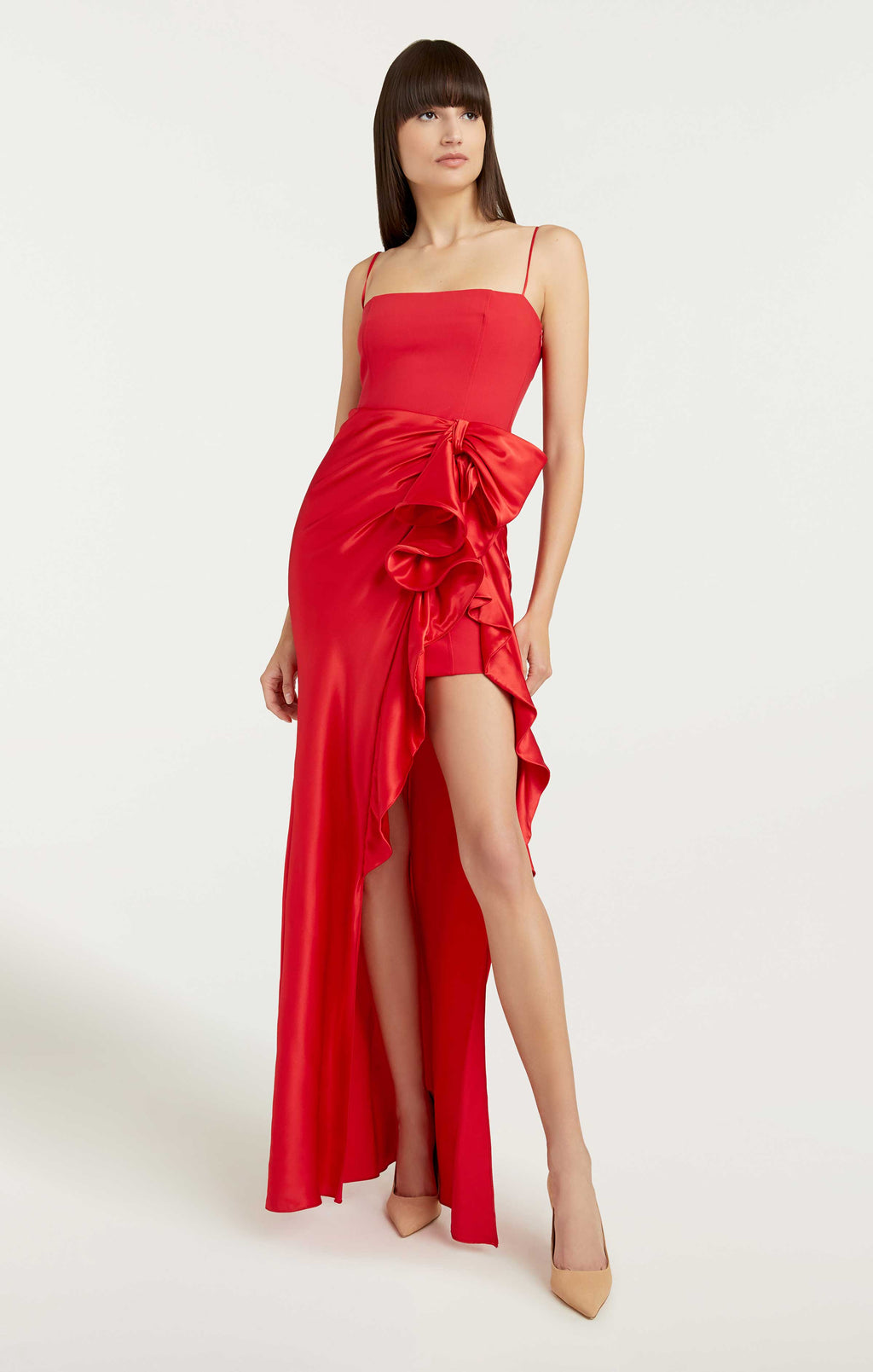 Cinq à Sept Women's Drina Sleeveless Gown - Pimento Red