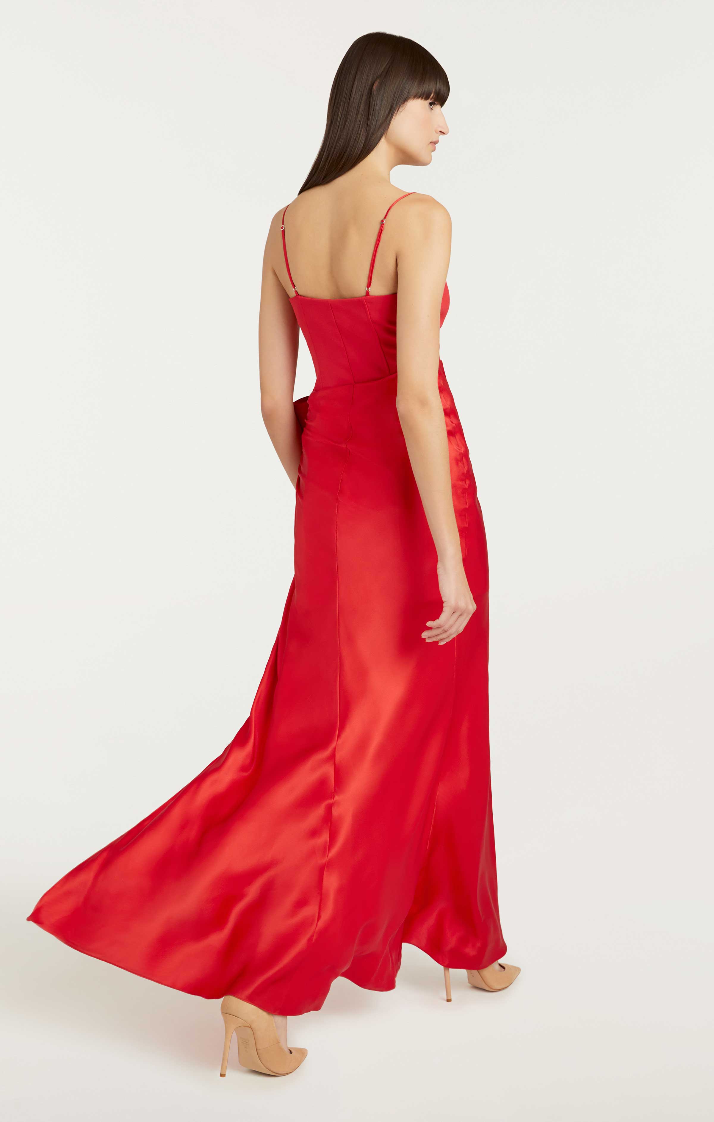 cinq a sept red dress Noah in Pink Mini dresses Glistening rhinestones twinkle from the waist of this bold and beautiful minidress thats cut from lustrous silk in a modern Clarisse Dress - 4 /
