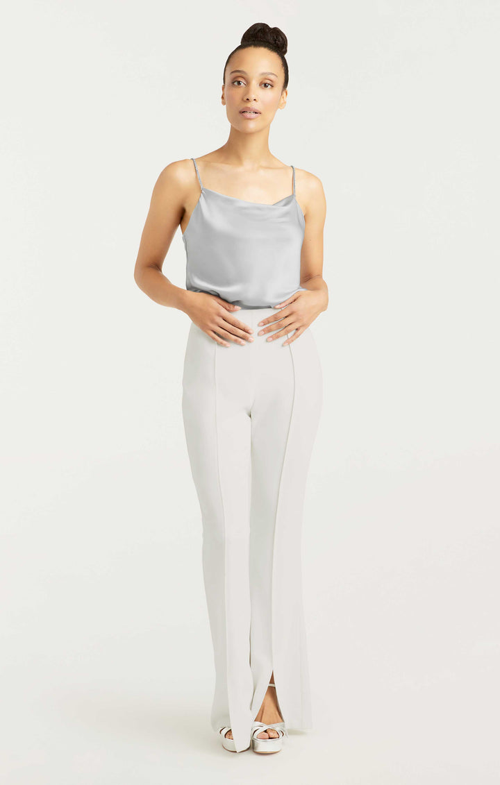 【L'AUBE BLANC】Front pin tuck Half pants Denim Lou Pant – Cinq à Sept