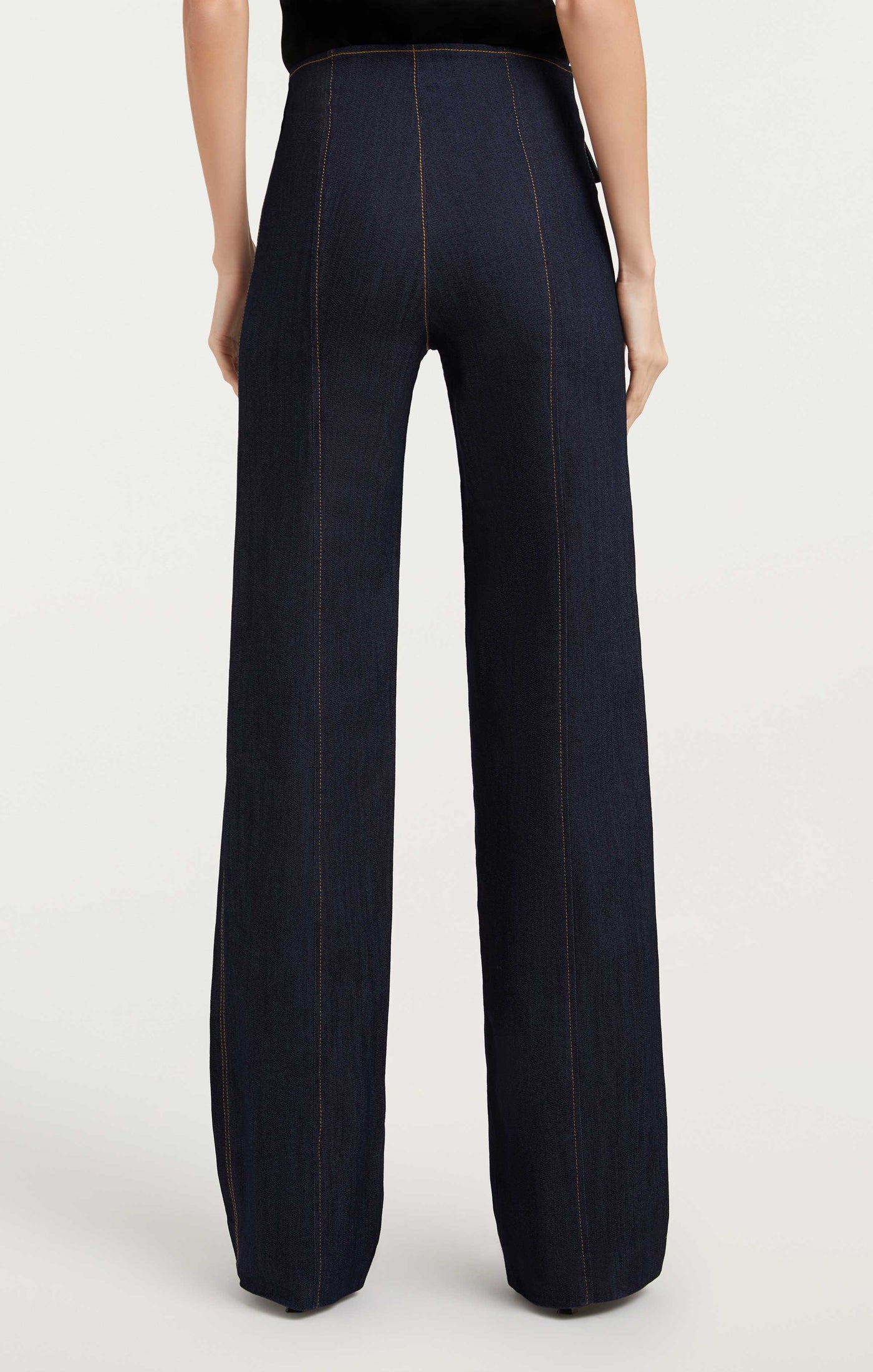 Cinq A Sept Cinq à Sept Women's Long Azure Pant, Indigo, 10 At