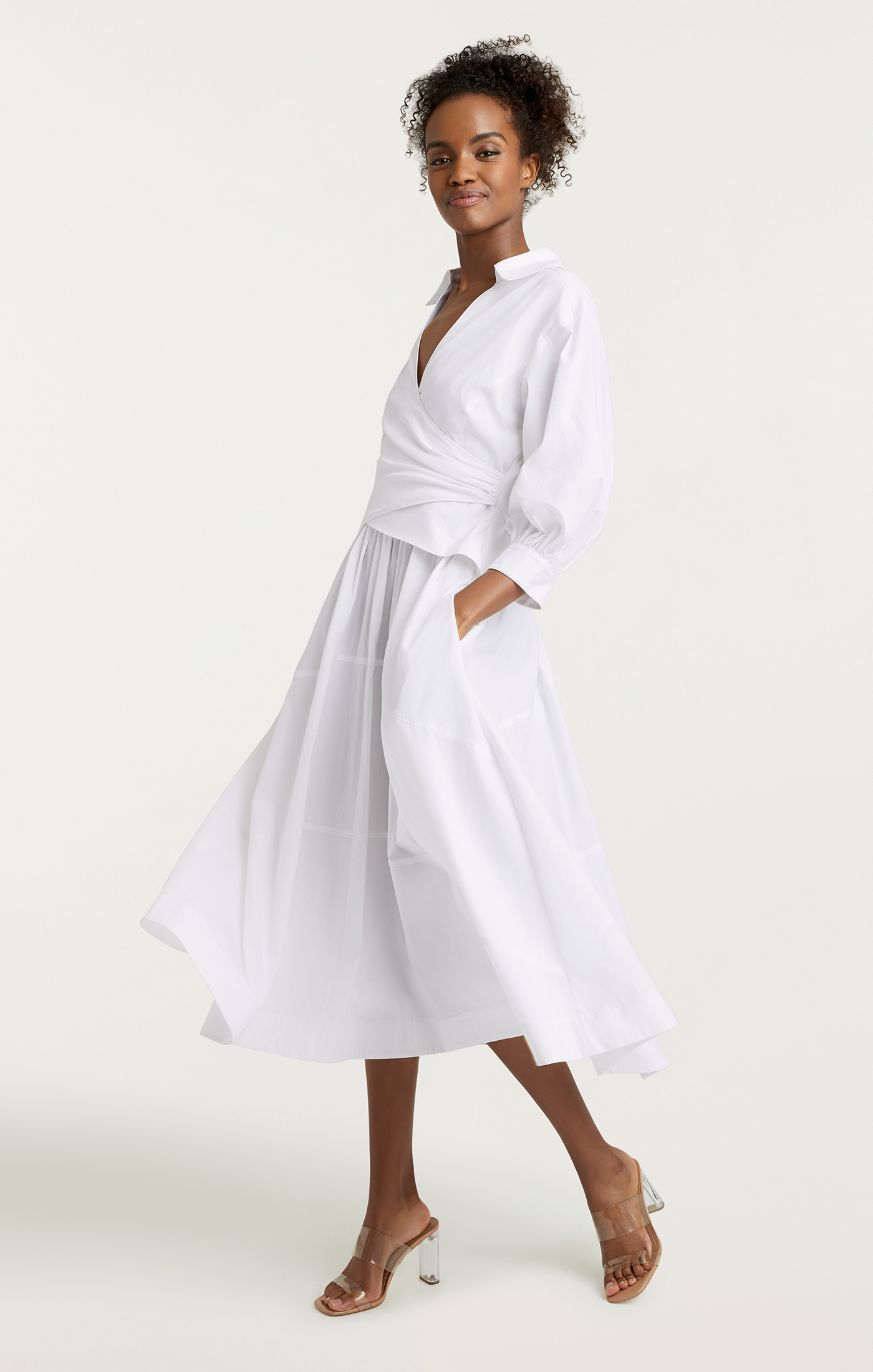 Cinq a online sept white dress