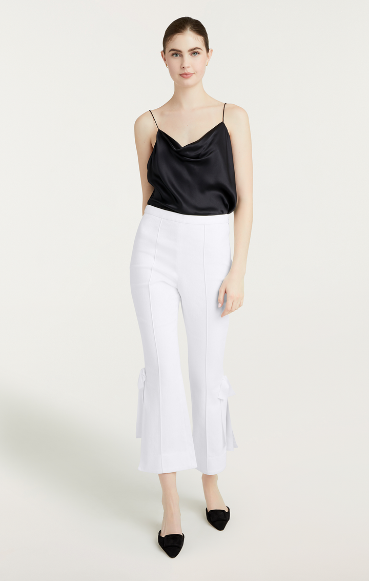 【L'AUBE BLANC】Front pin tuck Half pants Front pin tuck Half pants – L'AUBE BLANC